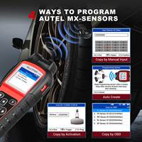 Herramienta de Programación TPMS Autel MaxiTPMS TS508WF, Sensores MX de 315/433MHz, Reaprende, Activa Todos los Sensores, Lee y Borra Códigos DTC, Reinicia el TPMS
