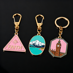 LLavero de metal con letras en forma de corazón de moda de lujo personalizado, conjunto de collar para madre e hija para regalo de cumpleaños, letras a juego - Product Image 3