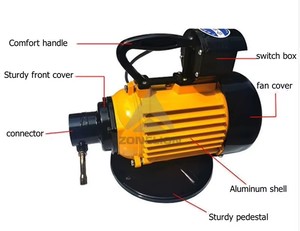 Vibrateur à <span class=keywords><strong>béton</strong></span> portable monophasé haute fréquence avec tige vibrante pour la construction - Product Image 2
