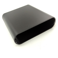Boîtier électronique extrudé en alliage d'aluminium professionnel personnalisable 87x26mm Boîtier de commande en métal Services d'usinage