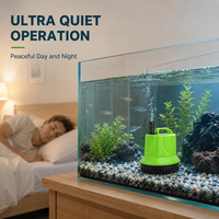 Pompe à eau submersible silencieuse et économe en énergie pour aquarium, bassin hydroponique, fontaine et circulation d'eau