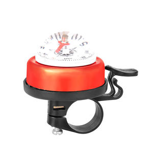 Sonnette de vélo en alliage d'aluminium avec boussole intégrée, son fort, accessoire pour vélo de montagne et de route - Product Image 1