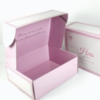 Boîte d'avion avec logo personnalisé boîte postale d'expédition impression de carton d'emballage en papier ondulé pour les entreprises
