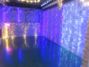 8 modalità <span class=keywords><strong>USB</strong></span> LED sipario ghirlanda luci in rame luci di natale capodanno per decorazioni Festival camera da letto stile albero - Product Image 4