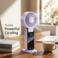Ventilateur portable pliable mini électrique et à piles pour voiture, extérieur et hôtel – Idéal pour rafraîchir en été