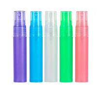 Atomiseur de parfum givré en forme de stylo 15ml 20ml, flacon de voyage rechargeable rose bleu vert violet transparent vide