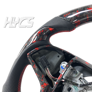 Volante de fibra de carbono forjado para <span class=keywords><strong>Cadillac</strong></span> 2013 2014 2015 <span class=keywords><strong>2016</strong></span> 2017 2018 2019 CT4 CT5 CT6 XT4 XT5 - Product Image 4