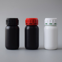 Bouteille en plastique HDPE empilable avec bouchon à vis, base emboîtable, pour produits chimiques, vente en gros, directement de l'usine