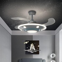 Ventilateur de plafond en forme d'avion Agi32 avec télécommande, 220V, pour chambres d'enfants et de garçons, design moderne et minimaliste
