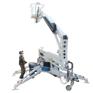 高級油圧式電動スパイダーブームリフト（チェリーピッカー）価格 - Product Image 3