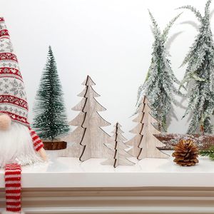 Décoration de Noël en bois 3D pour table, style ferme, pour intérieur, en peuplier, écologique - Product Image 4