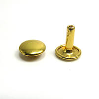 Remaches de latón macizo de doble capa Kongsun KS de 5-12 mm de varios tamaños para artesanía en cuero, bolsos, collares de mascotas, decoración - OEM personalizado disponible