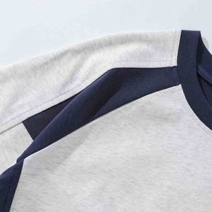 Marque privée deux tons Tshirt Logo personnalisé T-shirt surdimensionné pour hommes en vrac - Product Image 6