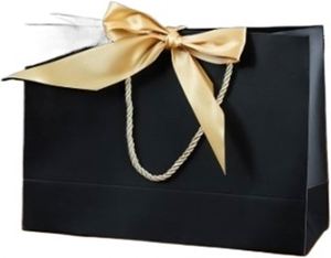 Factory Direct Discount Luxury <b>Wedding</b> Gift Bag Reusable Shopping Square Bottom Paperboard Bag Magnetic Closure <b>Ribbon</b> Handle - Product Image 4