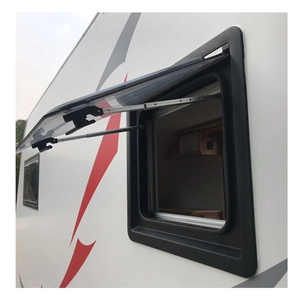 Accesorios RV Ventana de ángulo recto con pantalla de insectos Persiana enrollable RV Ventana 450*500mm para remolque de <span class=keywords><strong>autocaravana</strong></span> - Product Image 5