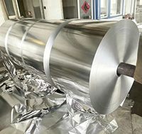Vente directe d'usine, rouleau de papier aluminium 8011 de qualité alimentaire, papier aluminium pour barbecue et cuisson, épaisseur 14, 17, 20 microns
