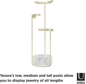 Exhibidor de Joyería de 3 Niveles, Organizador de Accesorios y Soporte para Pendientes - Product Image 5