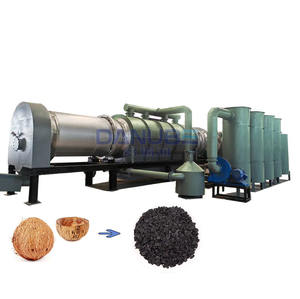 DANUBE Continuous carbonization rotary furnace Equipment making machine carbonization furnace charcoal production line - Product Image 1