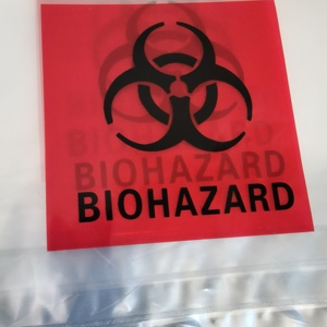 Sac de transport d'échantillons en plastique, sac de laboratoire Kangaroo à trois couches, bonne étanchéité, sacs refermables <span class=keywords><strong>avec</strong></span> poche extérieure - Product Image 4