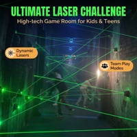 Ensemble de jeu de défi interactif en silicone et plastique pour labyrinthe laser d'intérieur, incluant un dispositif mobile d'évitement laser et un logiciel