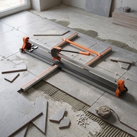 Machine de découpe manuelle de carreaux grand format 1200 mm Coupe Carreaux Manuel Coupe-verre avec pied presseur magnétique