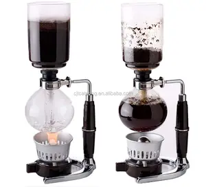Cafetera de sifón para 3 personas, máquina de café para el hogar, venta al por mayor