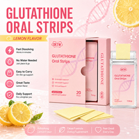 OKTW Bandes buccales de glutathion saveur citron naturel, aide à éclaircir et protéger la peau, complément alimentaire quotidien, formule personnalisée en stock