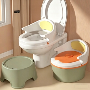 Siège de toilette multifonctionnel pour enfants avec anneau de maintien, pour filles et garçons - Product Image 2