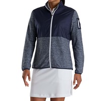 Veste de golf personnalisée pour femmes de haute qualité Pull à manches longues à fermeture éclair complète
