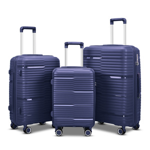 Ensemble de 3 valises de luxe en PP <span class=keywords><strong>avec</strong></span> roulettes pivotantes pour voyages d'affaires - Product Image 3