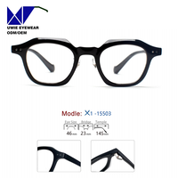 Monture optique polygonale TR90 personnalisée OEM, taille 56-23-145, légère et confortable, pour adultes unisexes, conçue par notre équipe interne