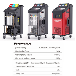 Lancement original AC519 Intelligent Automobile Climatisation Maintenance Équipement Réfrigérant Récupération A/C Machine - Product Image 6