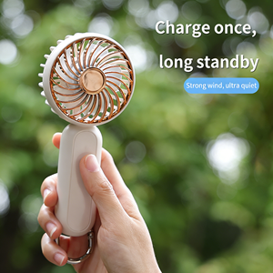 Nuevo Mini Ventilador Portátil Recargable 2026 con Cinco Aspas para Uso Doméstico, en el Automóvil y al Aire Libre - Product Image 2