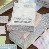 200 pièces par paquet de papier artisanal pour patchwork, série narrative, journal artistique, papier de fond décoratif DIY