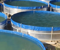 Stahl-Landwirtschaftliche Bewässerungswassertanks & Silos mit Maßgefertigten Abmessungen und Verzinkter Beschichtung