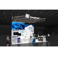 Stand de Madera con Estructura de Techo de Celosía para Exposiciones Globales de Gran Popularidad
