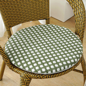 Cotton Linen Seat Cushion Thickened Removable Washable Sponge-filled <b>Chairs</b> Stool <b>Chair</b> <b>Pad</b> Solid Color Home Decor - Product Image 5