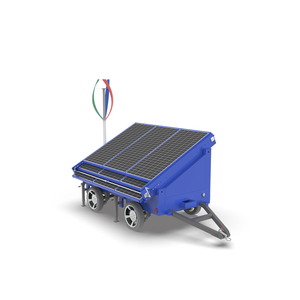 Système de surveillance mobile solaire portable C500-7M, remorque CCTV, étanche IP65 - Product Image 3