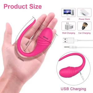 Nouveau design de l'application Smart Whale Shape Vibromasseurs Kegel Balls télécommandés pour femmes - Product Image 6