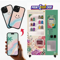 Distributeur automatique de coques de téléphone pour centres commerciaux et applications de vente au détail publiques