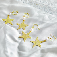 Boucles d'oreilles pendantes Bohème Étoile de mer à pampilles pour Femme, Bijoux de mode estivaux colorés pour vacances à la plage tropicale