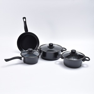 Juego de utensilios de cocina antiadherentes con asas de acero inoxidable Cazuela de vidrio con fondo de inducción para uso doméstico en la cocina para alimentos comerciales - Product Image 2