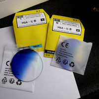 EXIA M6A 1,61 Gafas de sol Lentes Gradient Blue SHMC Green Coatings UV400 Anti-Impact