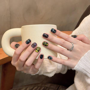 Diseño #2054 venta al por mayor <span class=keywords><strong>de</strong></span> lujo personalizado hecho a mano <span class=keywords><strong>Halloween</strong></span> acrílico 10 Uds Prensa en <span class=keywords><strong>uñas</strong></span> misterio <span class=keywords><strong>uñas</strong></span> artificiales <span class=keywords><strong>uñas</strong></span> falsas - Product Image 3