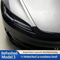 Kit de Carrocería para Tesla Model 3 Highland 2023-2024, Mejora de Rendimiento, Estilo P, Parachoques Delantero, Difusor Trasero, Alerón de Maletero