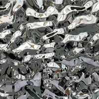SS 304 316L PVC Couleur Argent Miroir Panneau Mural 904L BA Plafond Décoration Ondulation De L'eau Inoxydable Feuille De Soudage Coupe Pliage