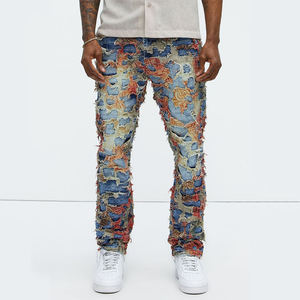 ديزنيو مخصص الرجال الجينز بنطلون مصمم عارضة أزياء جديدة تصميم مستقيم تناسب الجينز للرجل - Product Image 1