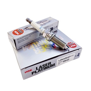 Bougies <span class=keywords><strong>d</strong></span>'<span class=keywords><strong>allumage</strong></span> Laser Platinum Lzkar6ap-11 6643 <span class=keywords><strong>d</strong></span>'origine, distributeur authentique, vente en gros, pour pièces automobiles <span class=keywords><strong>Nissan</strong></span> - Product Image 1