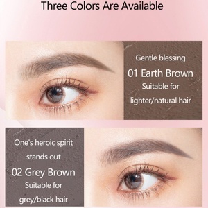 Crayon à sourcils portable à base d'eau imperméable et durable avec logo personnalisé bon marché - Product Image 3