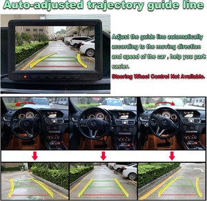 Caméra de recul pour <span class=keywords><strong>voiture</strong></span> avec lignes de guidage dynamiques AHD1080P, caméra de vision arrière réglable avec objectif fisheye 170 degrés grand angle - Product Image 4